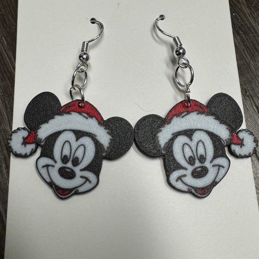 Christmas Mouse earrings - G&B Printing