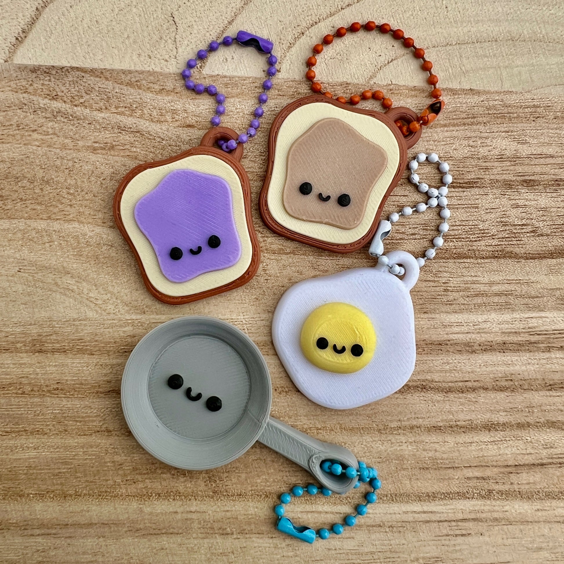 Breakfast keychains - G&B Printing