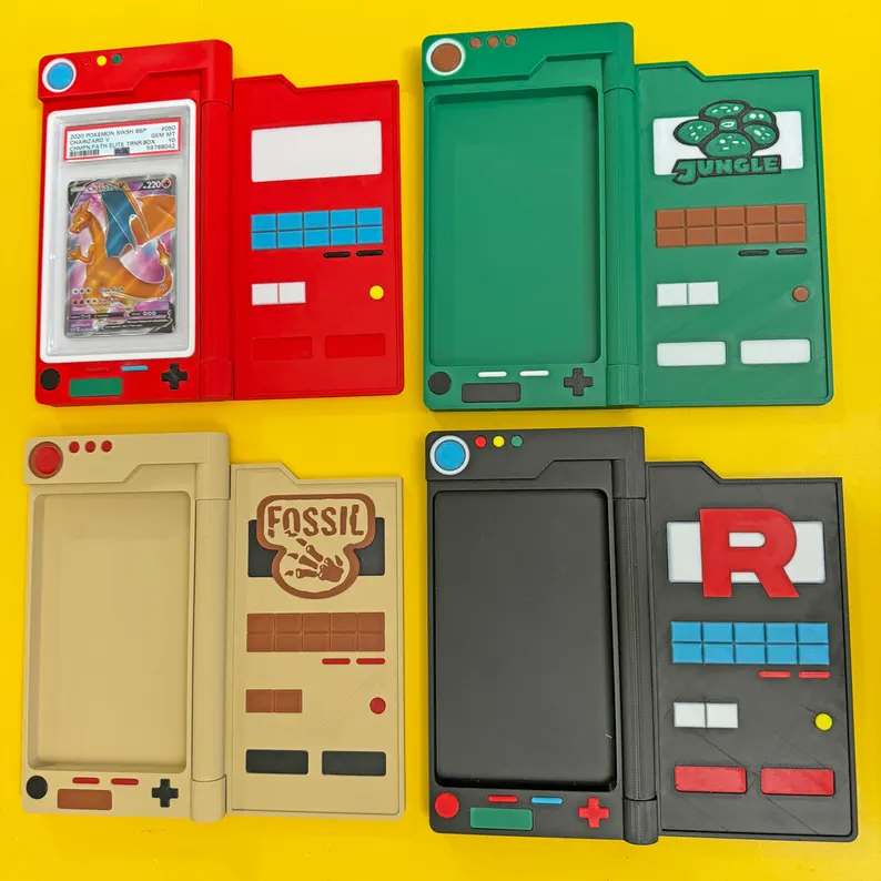 Pokédex Pokémon card holder - G&B Printing